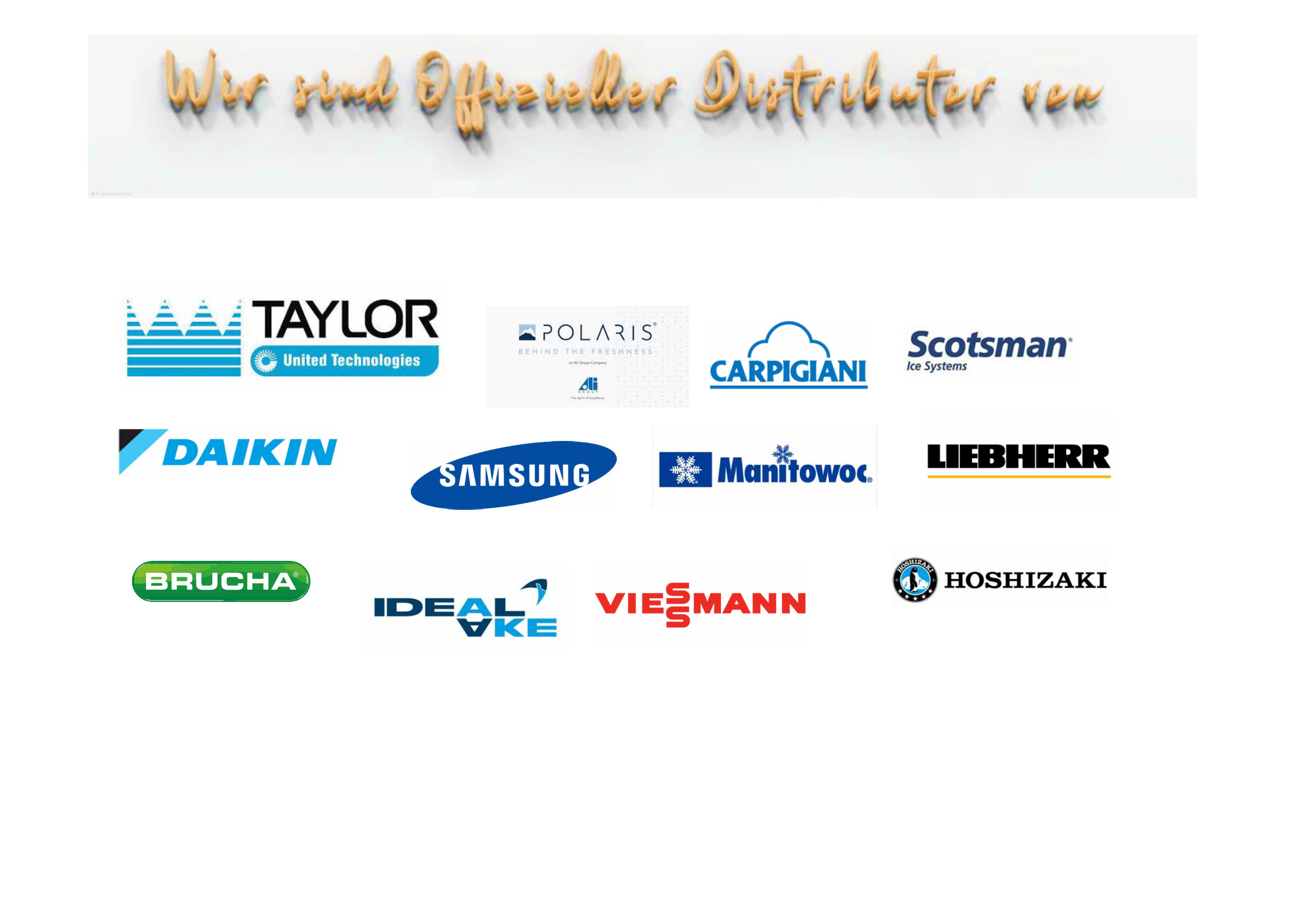 Wir sind Offizielle Distributor von Taylor Brand USA, Polaris und AKE (Ausseer Kuehleinrichtungen)